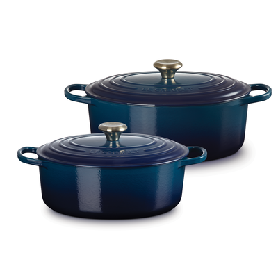 Set of 2 Oval Dutch Ovens